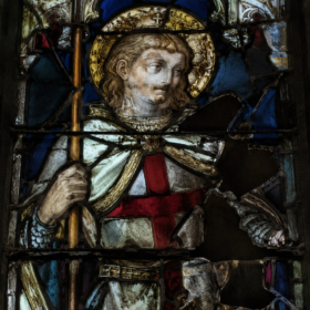 Restauration d'un vitrail médiéval